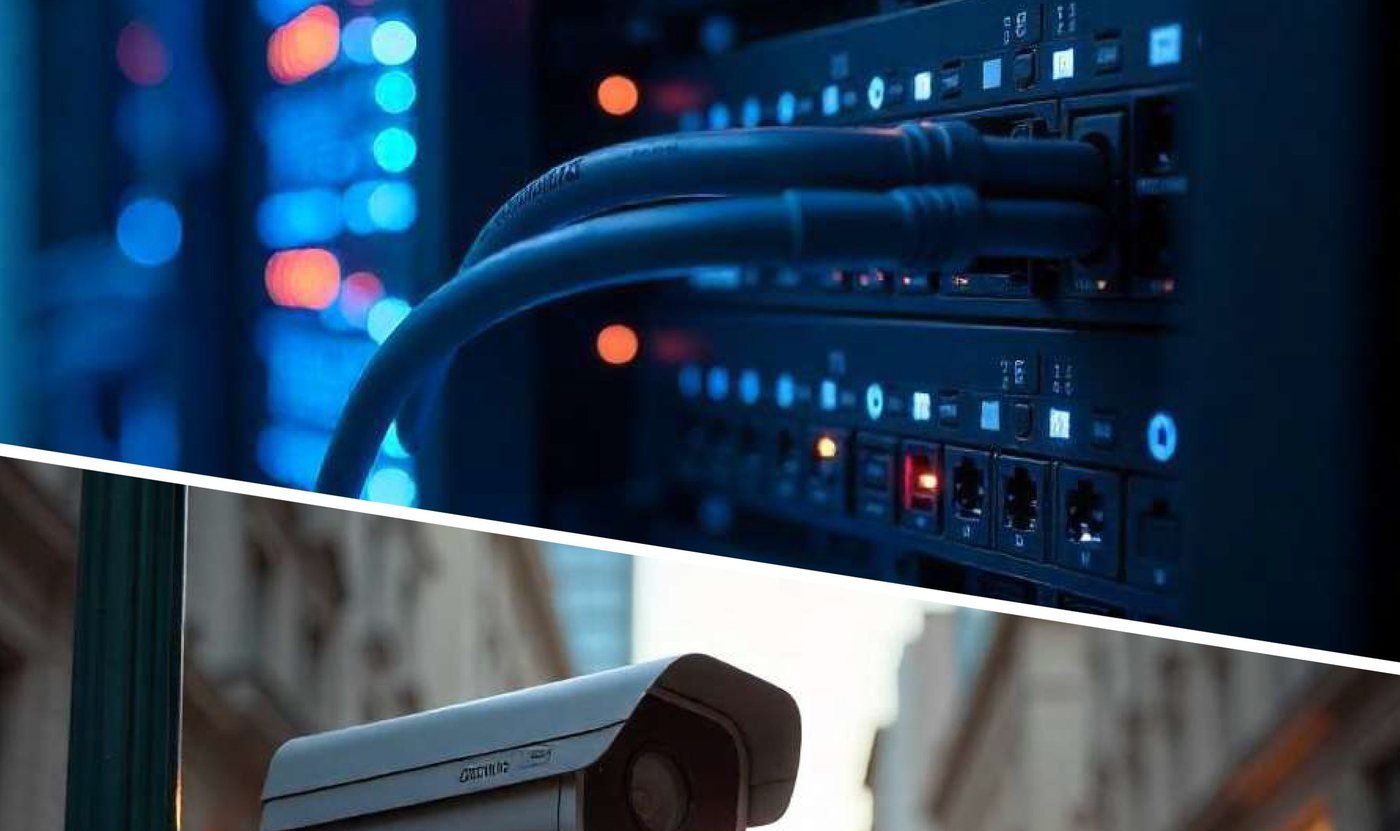 Networking server rack with structured cabling